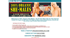 Desktop Screenshot of organicshemales.com
