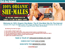 Tablet Screenshot of organicshemales.com